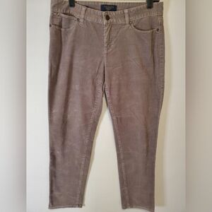 Talbots Gray Curderoy Skinny Jeans